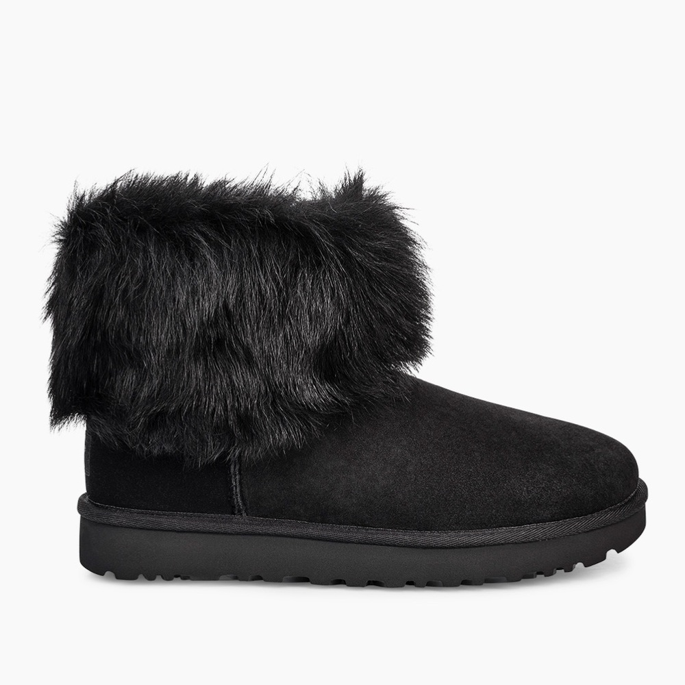 UGG Toscana Cuff Mini Fluff Boot, size 8